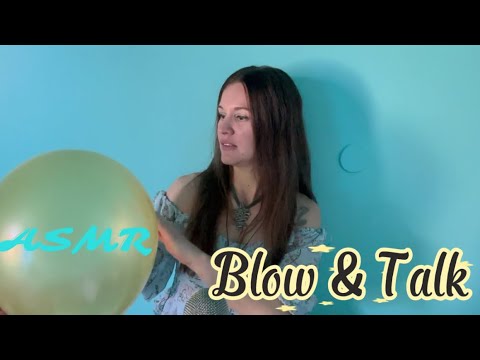 ASMR Blowing Gold Balloon | Soft Talk about Life