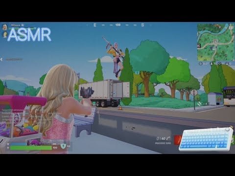[ASMR Fortnite] i'm so unluckyyy :') keyboard + mouth sounds