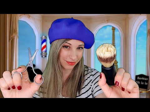 ASMR Barbería Parisina | Afeitado relajante | Roleplay en español