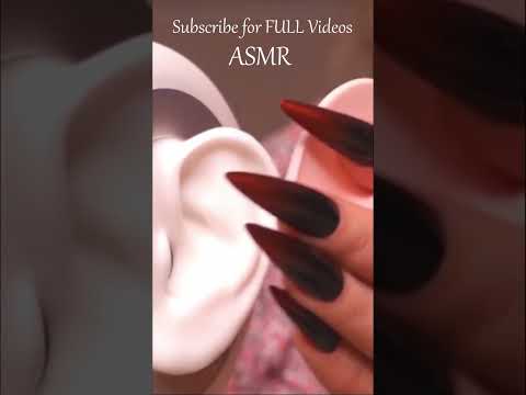 ASMR Ear Scratching with Silicone ❤️ #shorts #asmr