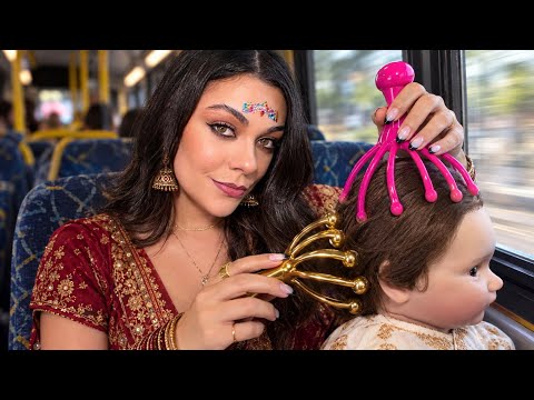 ASMR: Massagem Indiana No Couro Cabeludo Por R$ 5 reais 💆🏻‍♀️