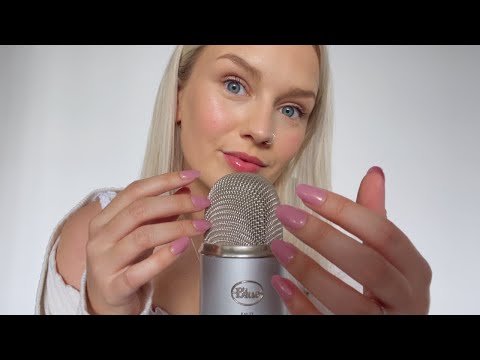 ASMR Mic Scratching With Long Nails 💅🏼 Background Noise