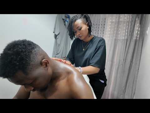 ASMR 💈 Lady Barber's FULL FACIAL PAMPERING Session | Steaming, Massage & Skincare