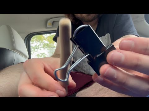ASMR - Screwing Around in My Car