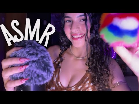 ASMR PARA QUEM PRECISA DORMIR URGENTEMENTE - PINCEL NA TELA, CAFUNÉ E PALAVRAS DE AFIRMAÇÃO 🥰