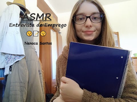 ASMR | Entrevista de Emprego  🤫📝