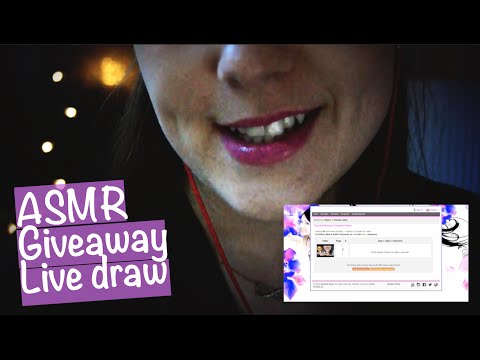 WINNER ANNOUNCEMENT: ASMR Giveaway for 1K subs 😍