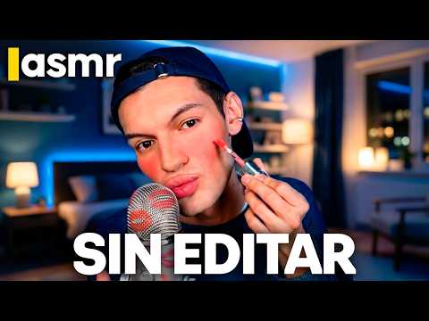 ASMR PARA DORMIR SIN EDITAR: Maquillaje, Tapping y Mouth Sounds
