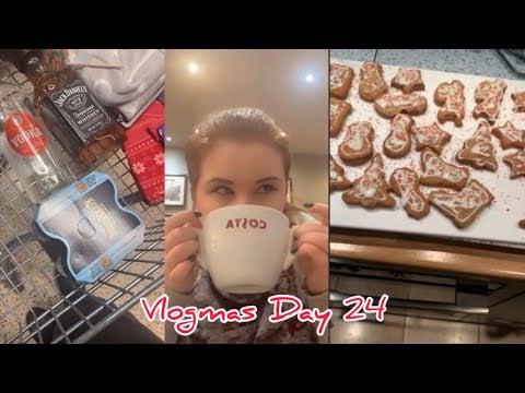 Vlogmas Day 24 - Visiting Family & Last Minute Panic Buying