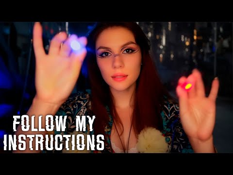 ASMR Follow my Instructions / Follow the Light 💎 Whisper