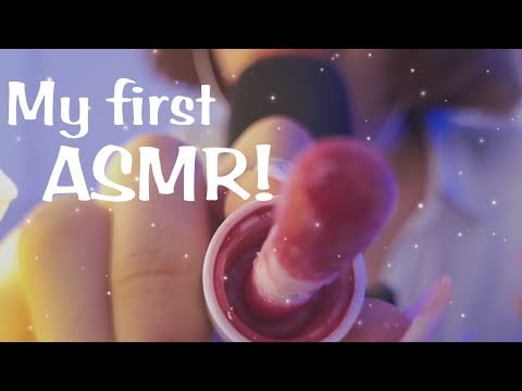 Trying an ASMR video for the first time!!!😆😴✨️ (mouth sounds, hand movements+ and doing your makeup)