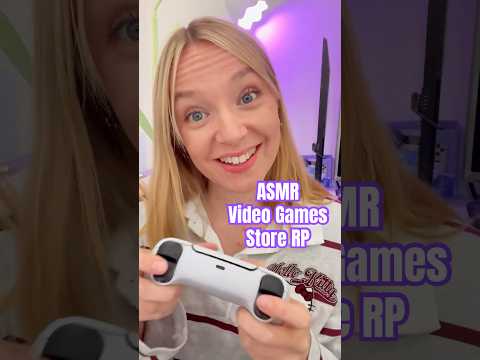 ASMR 1 Minute Video Game Store RP #asmr #asmrgaming