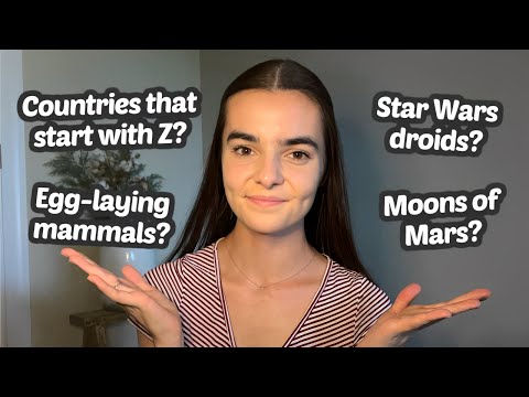 ASMR General Knowledge Groups of Two | How Many Points Can You Get?