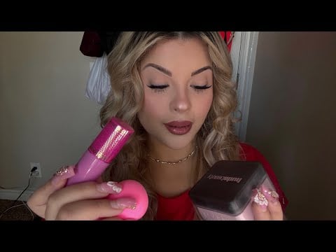 ASMR - Doing Your Summer MakeUp Before U Head Out ✨ (old school style, rummaging)