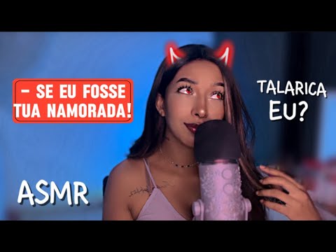 ASMR amiga da sua namorada fazendo sua barba 🌝, MAS ELA É TALARICA 😈, ep2!