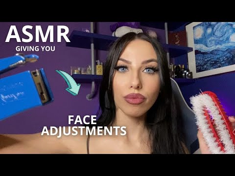 ASMR - TI SISTEMO IL VISO IN MODO CAOTICO (GIVING YOU FACE ADJUSTMENTS)