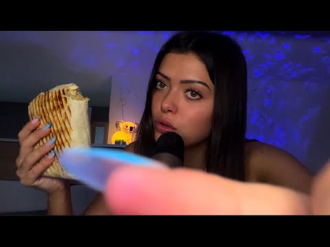 ASMR Mukbang tacos (fulll mouth sounds)