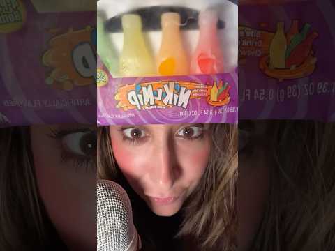 ASMR Frozen WAX Candies #mukbang #asmr #asmreating #asmrcandy #candy #waxcandy #frozen #shorts