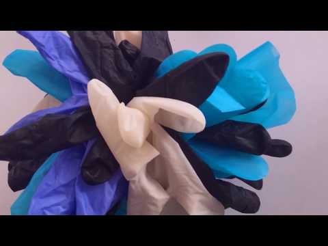 LATEX & VINYL GLOVES 👉 Used 👈 INSPECTION [[ASMR]]