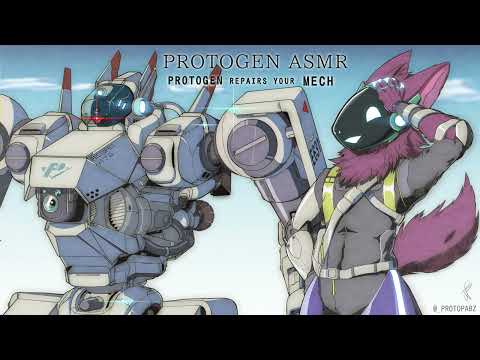 [Furry ASMR] A protogen repairs your Armored Core and gives you company (Ambience and soft sounds)