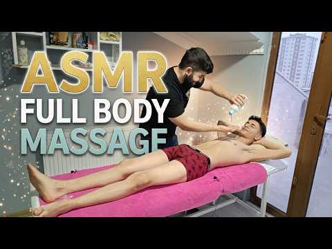 ASMR AMAZİNG BODY SPORTS MASSAGE-CHEST,LEG,FOOT,ARM,BACK,ABDOMEN,BELLY,THERAPY