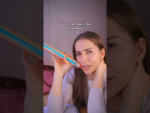 Die Sitznachbarin, die nie aufpasst #asmr #schule #unterricht #roleplay