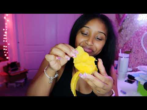 [ASMR] Juicy Mango Eating 🥭💦😋