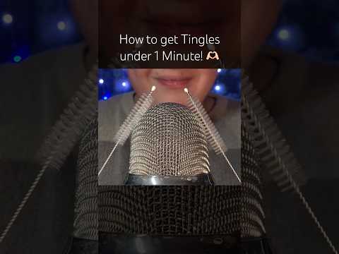 How to get Tingles in under 1 Minute!! ⏰ #asmr