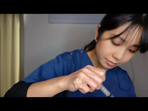 ASMR 夜間看護師ロールプレイ～丁寧に優しくマッサージするのでゆっくり眠ってくださいね🤗💖