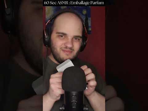 60 sec ASMR : L'Emballage de Parfum  #asmr #asmrfr