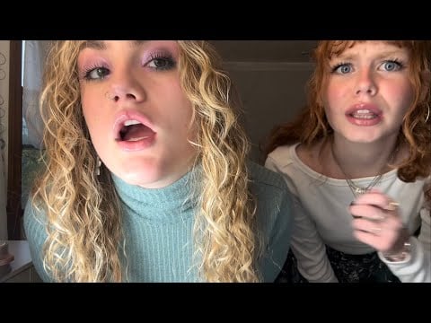 ASMR get ready with the girlies (makeup routine for a day out on the town ft. BESTIE RILEY)