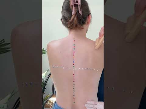 Asmr back exam #asmr #asmrsounds #asmrvideo #relaxing #relax #satisfying #satisfyingvideo #tingles