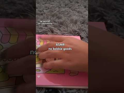 ASMR no bobbie goods #asmrsounds #asmrcaseirinho #asmr #asmrshorts #tapping