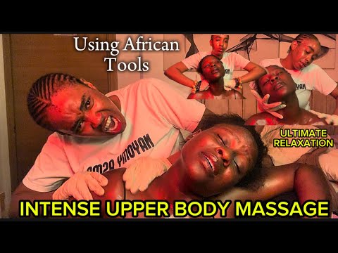 ASMR: SATISFYING UPPER BODY MASSAGE,SOFT WHISPERS,INTENSE BODY WASH & RELAXING MOUTH SOUND FOR SLEEP
