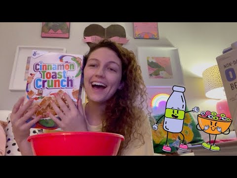 ASMR ~ CINNAMON TOAST CRUNCH! a cereal ramble :) 🥣🥣🥣