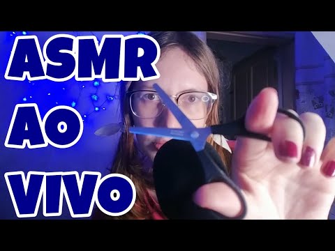 ASMR AO VIVO BEM NO MEIO DA SUA SEMANA!