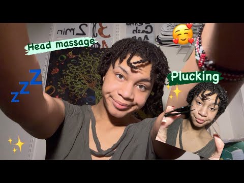 ASMR - Scalp Massage & Plucking (Bridgett)