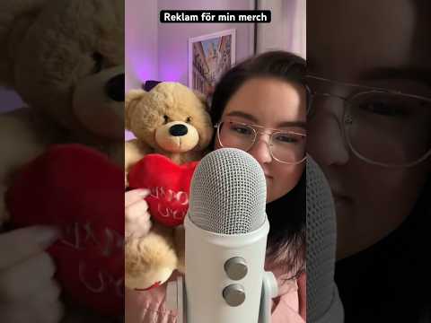 reklam för min merch ❤️ #relax #tingles #asmr #josefinasmr #valentines #asmrmerch #valentinesday