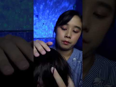 ASMR Giving you Scalp Massage, Scalp Scratching and untangled your hair with protein cream #asmr