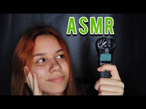 ASMR MIC BRUSHING & PINCEL NA TELA sons de boca INTENSO Zoom H1n