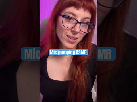 Should I do a full mic pumping video? #micpumping #redhead #whisperingasmr #girlfriendasmr