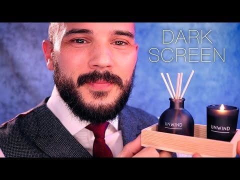 ASMR Let Me Keep You Safe ◼️ DARK SCREEN ◼️ Massage Personal Attention (I'm Here My Friend)