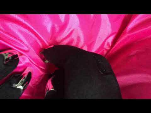 FANTASY GLOVES with NAILS 💗  Scratching 🦐 Polyester Fishing Waders🧜‍♀ [[ASMR]]