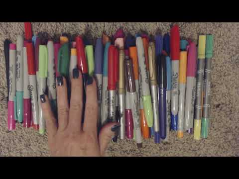 ASMR | Handling Magic Markers (No Talking)