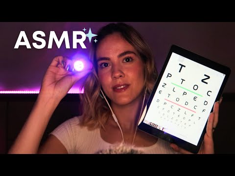 ASMR: EXAME DE VISTA COMPLETO | OFTALMOLOGISTA