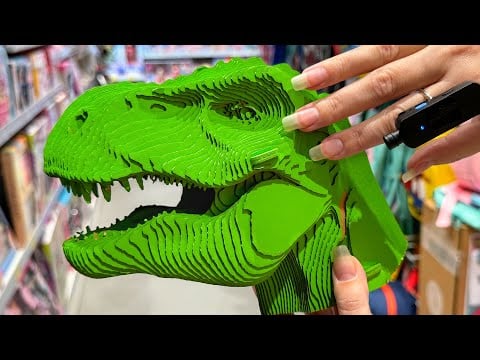 ASMR 🍀 30 Green Triggers in the Mall | Relaxing 4-Minute Sounds 🌿 ✅