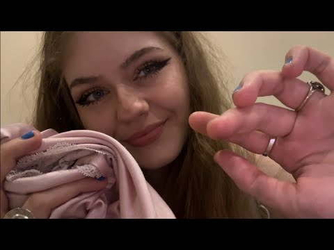 ASMR fast and aggressive (fabric scratching, stuttering, personal attention, focus games)