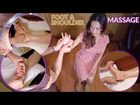 World's Best Foot & Shoulder Massage - ASMR