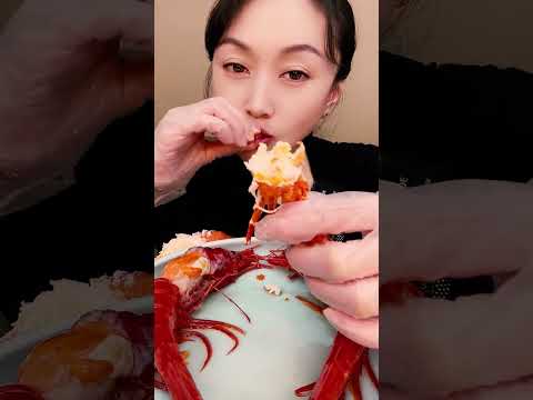 🦐🥢 Spicy seafood mukbang ASMR vibes #SpicySeafood #ASMRSeafood