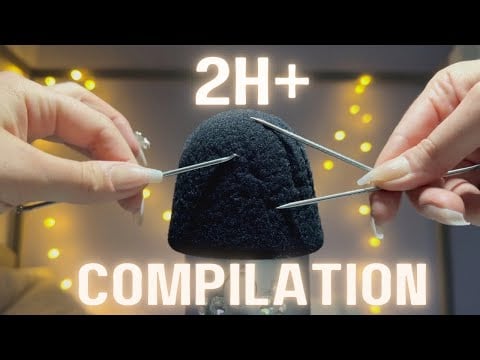 2+ Hours Deep Foam Mic Scratching, Massage, Brushing for Relaxation, Focus, Sleep